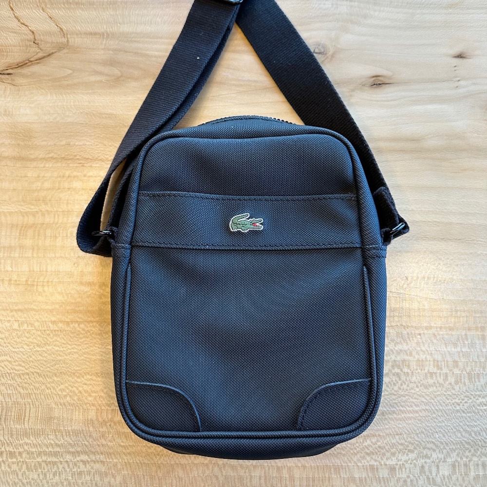 Lacoste cross body purse
